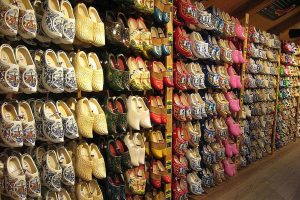 Wooden Shoes Display